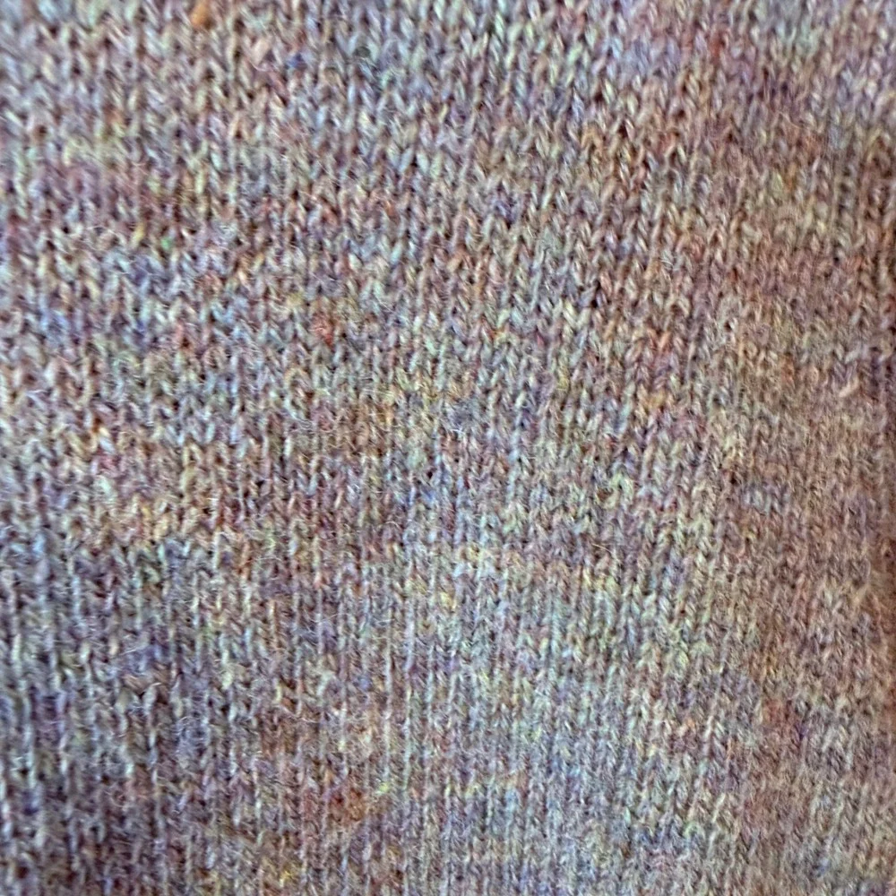 Eleven Sixty Six Mens 100% Shetland Wool Crew Neck Sweater Purple Heather M